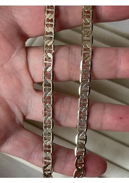 Kolye Xupıng Kalite Gurme Kuyumcu Işçiliği 14 K Renk Şık ve Kaliteli 45 cm modelleri