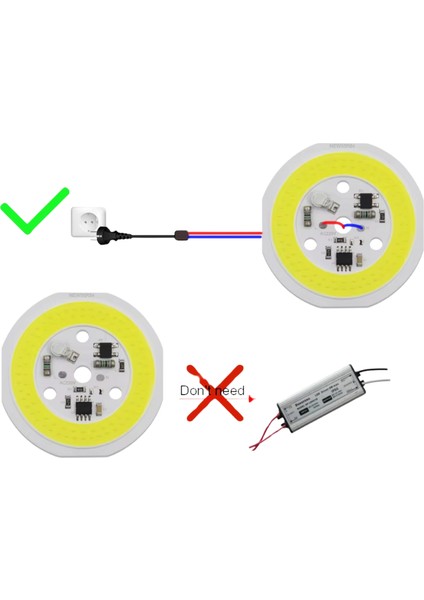 15 Watt Cob LED 220 Volt Beyaz 6500 Kelvin