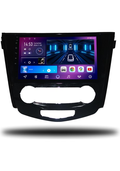 Caros Nissan Qashqai 2014-2021 Manuel Klima Uyumlu Android Multimedya 4gb Ram 64GB Hafıza