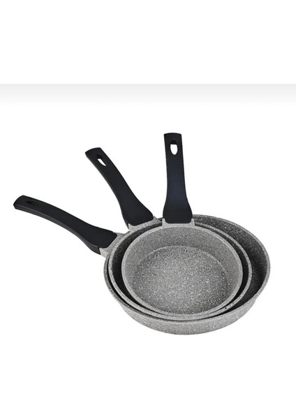 3 Döküm Tava ( 18 CM-22CM-26 cm )