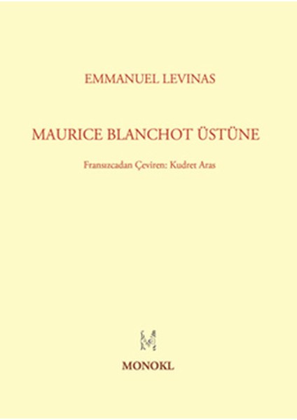 Maurice Blanchot Üstüne