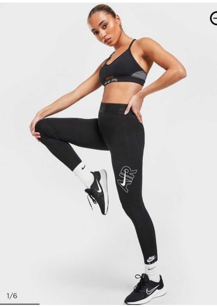 Leggings High Rise Yüksek Belli Pamuk Polyester Ince Siyah Tayt Ct fırsatları