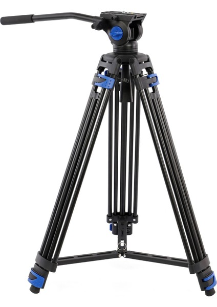 VT-827 Profesyonel Video Tripod 20KG Taşıma Kapasiteli – Video Kafalı, Hızlı Çıkarma Plakalı, Taşıma Çantalı