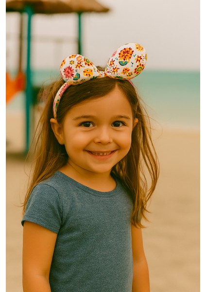 Beyaz Çiçek Desenli Fiyonk Taç indirimleri