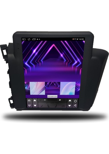 Caros Honda Civic Fb7 Tesla 2012-2015 Uyumlu Android Multimedya 2gb Ram 32GB Hafıza fiyatları
