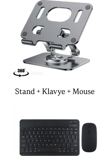 Huawei Matepad 12 x Uyumlu Stand Klavye ve Mouse Set