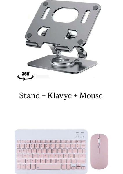 Huawei Matepad 12 x Uyumlu Stand Klavye ve Mouse Set