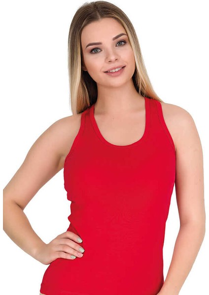 Berrak 2007 Kalın Askılı Sırtı Çarpaz Askı Detaylı Rambo Atlet