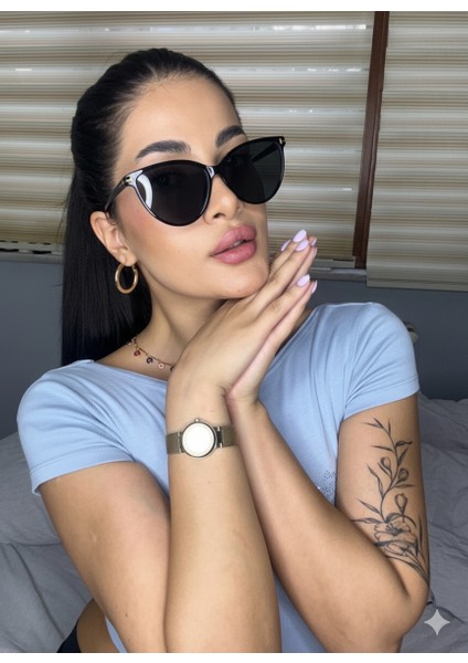 Ena Siyah Cat Eye Güneş Gözlüğü FUNEYES1033S