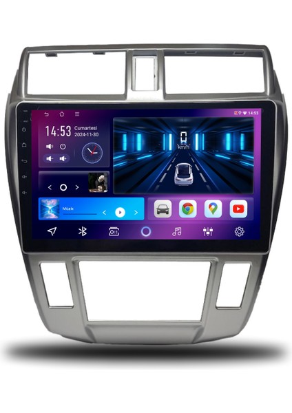 Caros Honda City 2009-2012 Dijital Klima Uyumlu Android Multimedya 2gb Ram 32GB Hafıza