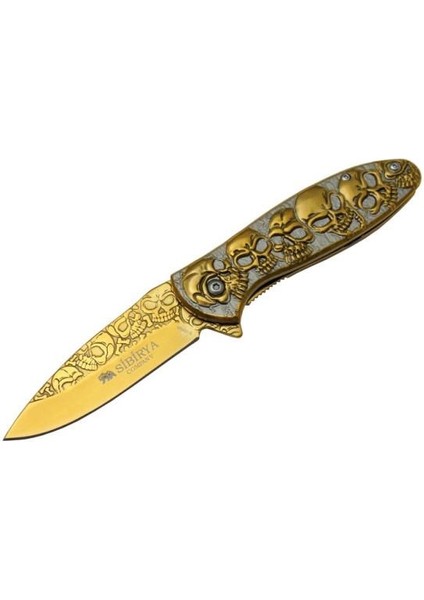 Sibirya Kurukafa Gold Çakı