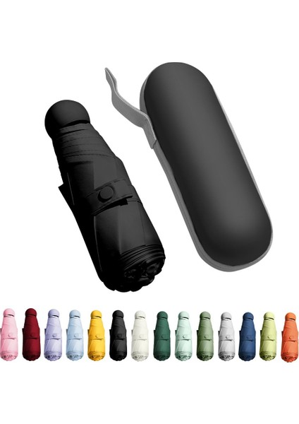 Mini Cep Boy Lüx Şemsiye Uv Korumalı Siyah Mini Şemsiye fiyatları