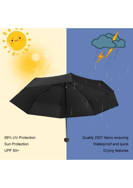 Mini Cep Boy Lüx Şemsiye Uv Korumalı Siyah Mini Şemsiye modelleri