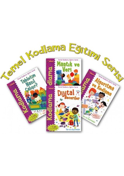 Kodlama-Temel Kodlama Eğitimi Serisi 4 Kitap
