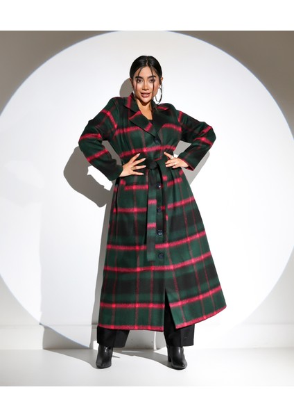 Yün Karışımlı Tam Boy Astarlı Uzun Kaban