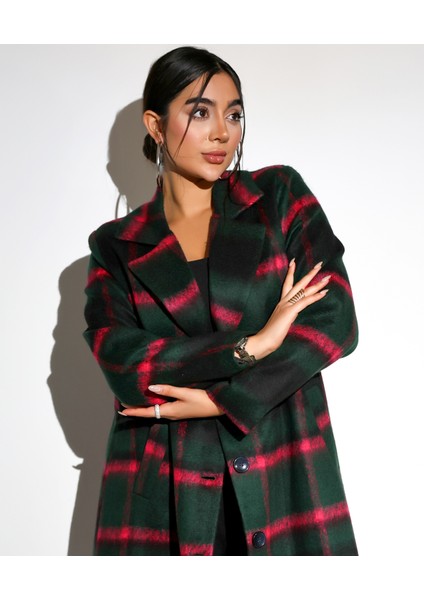 Yün Karışımlı Tam Boy Astarlı Uzun Kaban