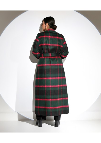 Yün Karışımlı Tam Boy Astarlı Uzun Kaban