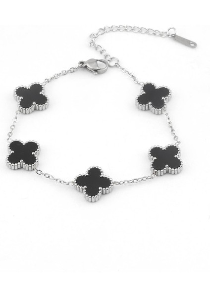 Yonca Detay Paslanmaz Çelik Zarif Bileklik fiyatları