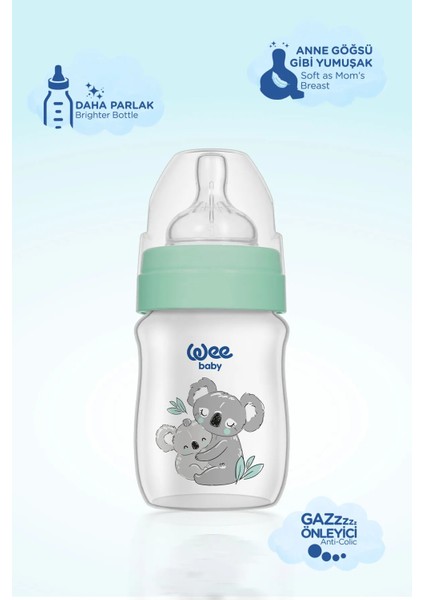 Gri 150 ml Pp Biberon, Sağlıklı ve Güvenli Bebek Beslenmesi Için Ideal modelleri