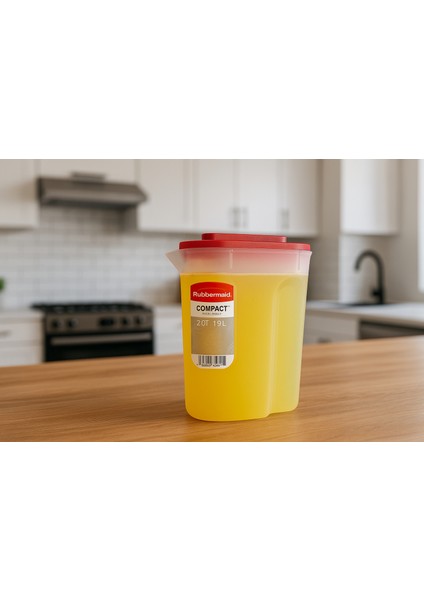 Compact 1.9 Litre Sürahi – Kırmızı Kapak, Bpa Free fiyatları