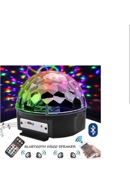 Bluetooth Kumandalı LED Parti Disko Topu Hoparlör USB Aparatlı Renkli Işıklı Müzik Speaker fiyatları