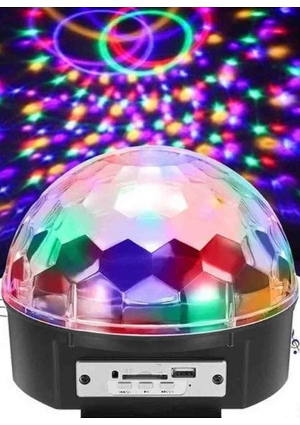 Bluetooth Kumandalı LED Parti Disko Topu Hoparlör USB Aparatlı Renkli Işıklı Müzik Speaker modelleri