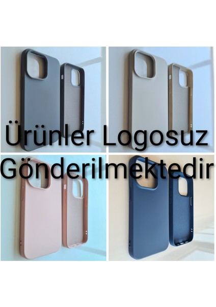 İphone 15 ProMax İle Uyumlu İçi Kadife Esnek Silikon Lansman Kılıf modelleri