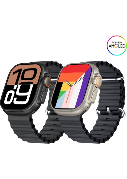 Watch Hk 11 Ultra 3 Amoled Akıllı Saat Iphone ve Android Tüm Telefonlara Uyumlu