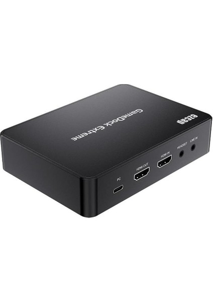 Gamedock Extreme 4K HDMI Yakalama Kartı, Pc/konsol Video Kayıt Cihazı, Rgb Işıklı