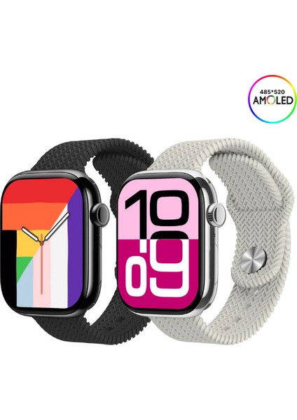 Watch Hk 11 Pro Max Amoled Akıllı Saat Iphone ve Android Tüm Telefonlara Uyumlu indirimleri