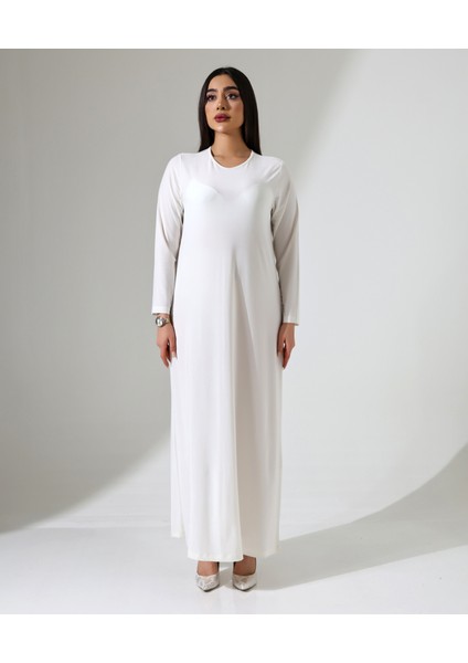 Büyük Beden Esnek Uzun Elbise