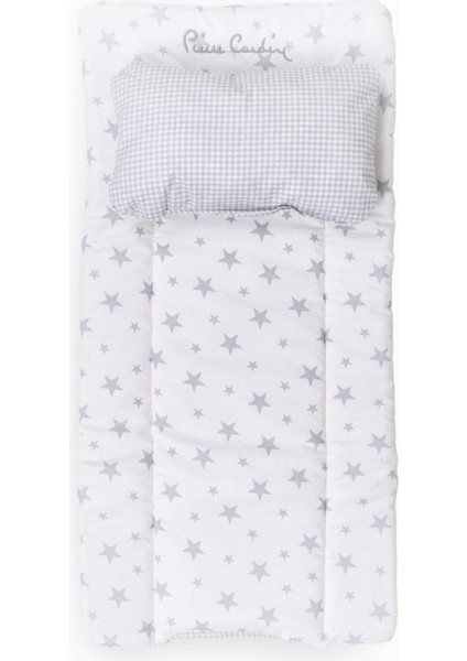 Edolika Pierre Cardin Lüks Nakışlı Alt Açma Minderi - Gri