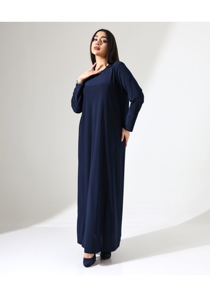 Büyük Beden Esnek Uzun Elbise