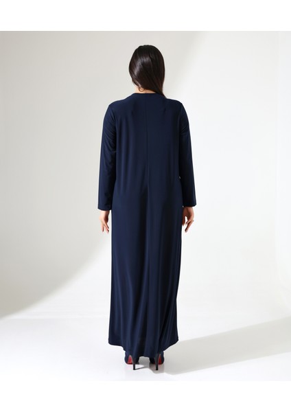 Büyük Beden Esnek Uzun Elbise