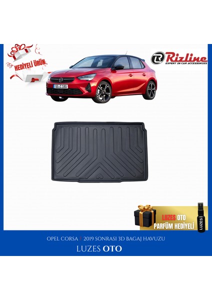 Opel Corsa F 3D Bagaj Havuzu 2024