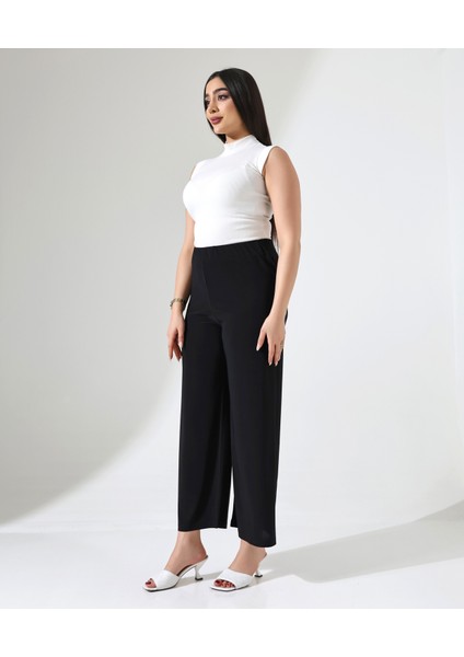 Büyük Beden Esnek Beli Lastikli Pantolon modelleri