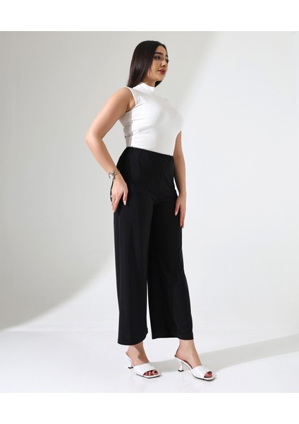 Büyük Beden Esnek Beli Lastikli Pantolon fırsatları