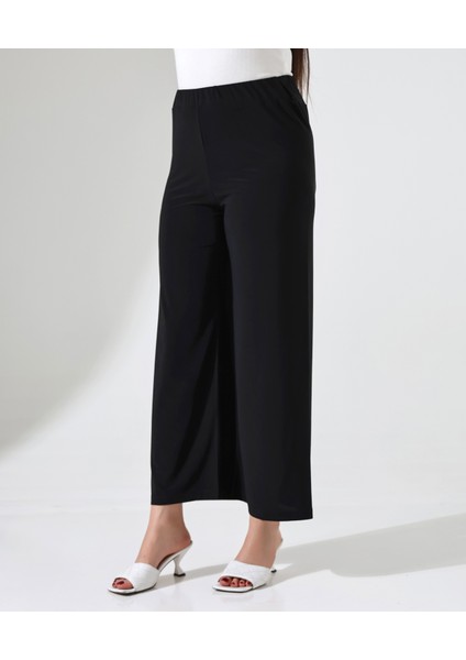 Büyük Beden Esnek Beli Lastikli Pantolon