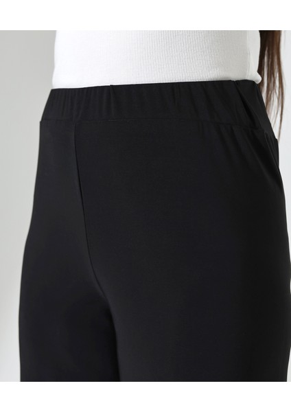 Büyük Beden Esnek Beli Lastikli Pantolon