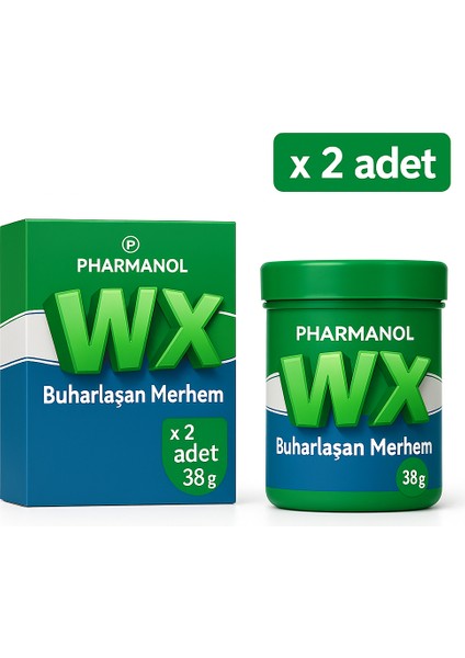 Buharlaşan Mentollü ve Okaliptus Krem Wx Viks 38GRAM x 2ADET fiyatları