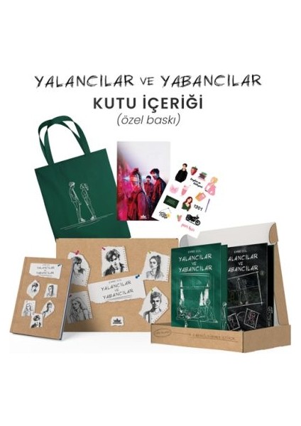 Yalancılar ve Yabancılar Serisi Iki Kitaplık Hediyeli Set (Özel Baskı)
