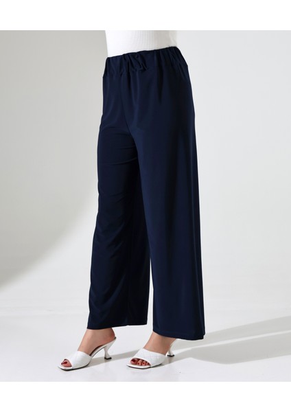 Büyük Beden Esnek Beli Lastikli Pantolon