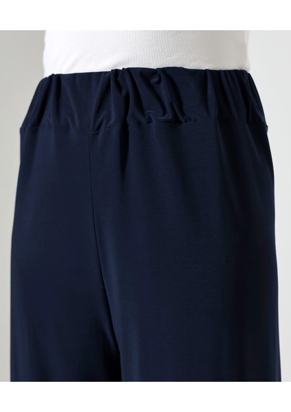 Büyük Beden Esnek Beli Lastikli Pantolon