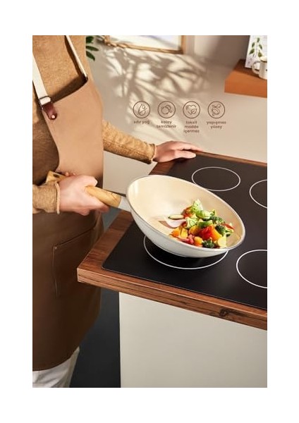 Swiss Crystal Wok Tavası 28 cm modelleri