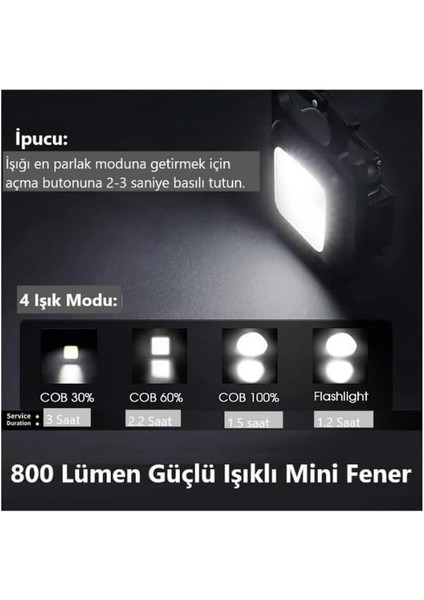 LED Anahtarlıklı Metal Kasa El Feneri Şişe Açacağı USB Li Şarj Edilebilir Cep Boy Cob 800MAH modelleri