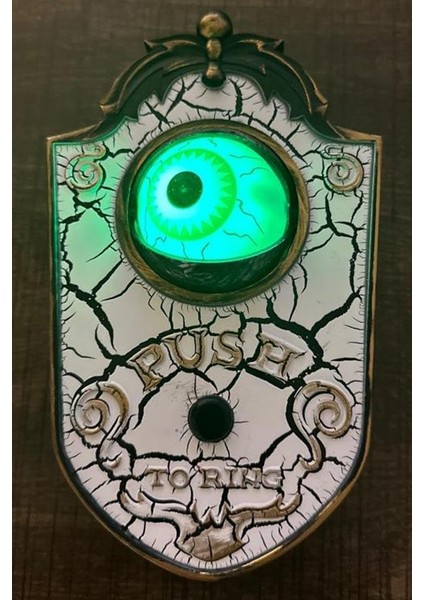 Halloween Kapı Zili Ding Dong Beyaz