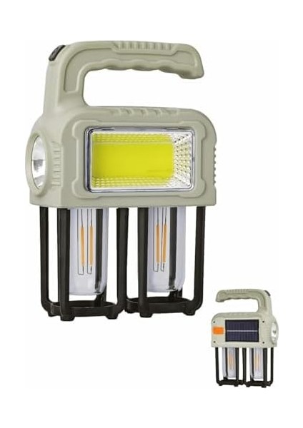 Solar LED El Feneri 1000 Lümen - 3 Modlu Cob & Filament & 3W LED Işık - Powerbank Özellikli, Güneş Enerjili, USB Type-C Şarjlı, 2400MAH Pil, Taşınabilir Işık Kaynağı modelleri