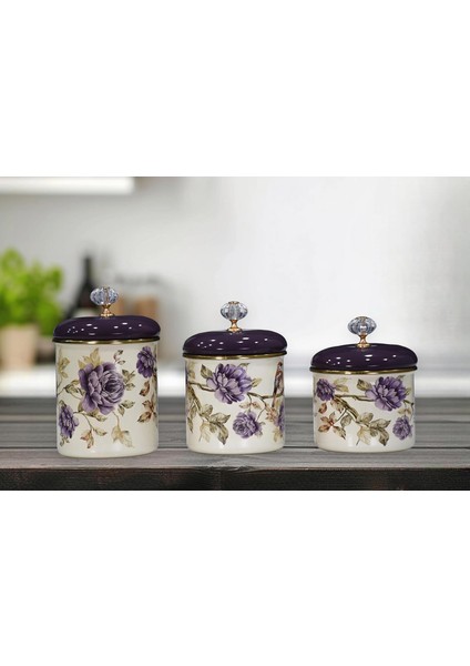 Home Fiorella Emaye Baharatlık Seti