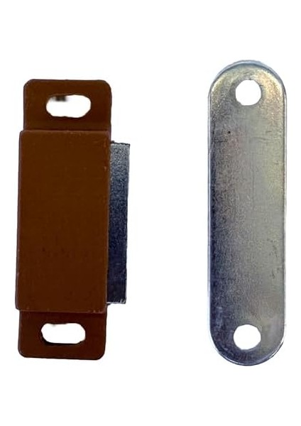 Sineklik ve Dolap Kapakları Için Mıknatıslı Tutucu Kilit 2li Kahverengi fiyatları