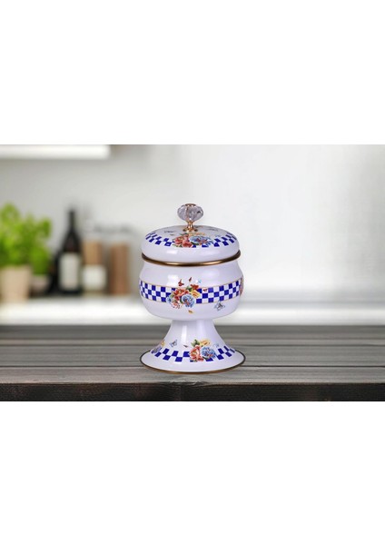 Home Allegro Emaye Ayaklı Şekerlik